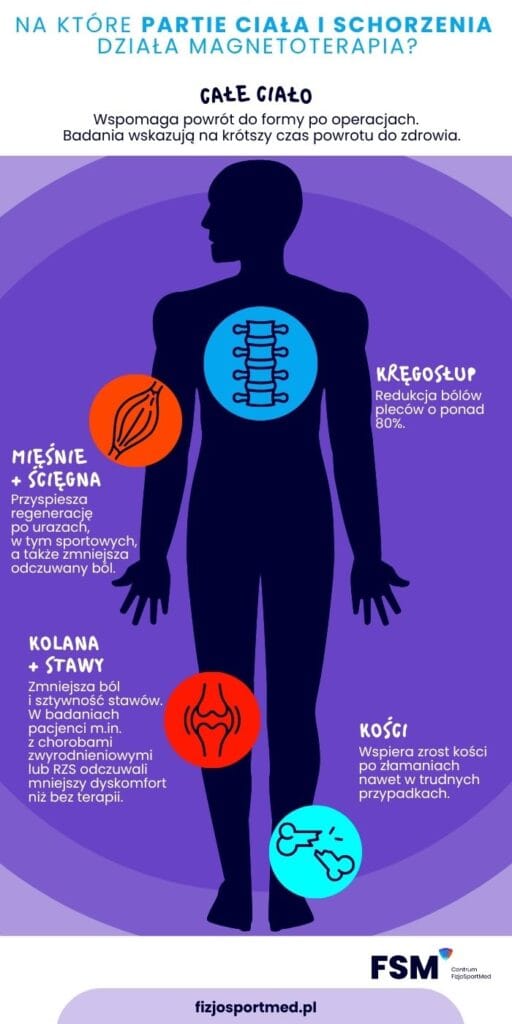 Pole Magnetyczne — Mapa Zastosowan Na Ciele