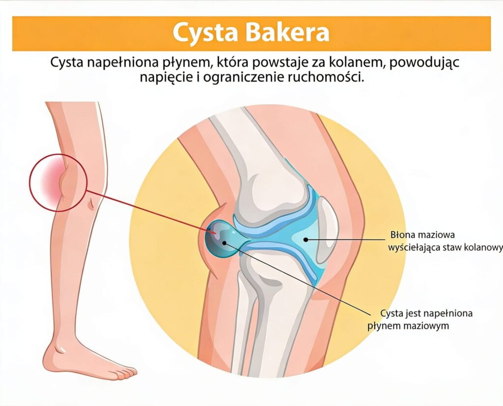 Torbiel Bakera (cysta Bakera) - czym jest, dlaczego powstaje i jak ją leczyć 1 Torbiel Bakera